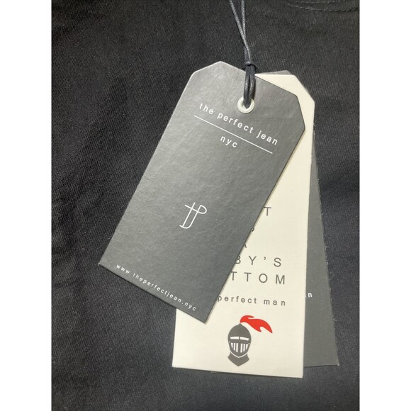 The Perfect Jean NYC Mens Size 46X30 Athletic Fit Stretch Black New - Picture 2 of 12